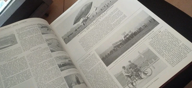 De grote dossiers van de illustratie de epische vlucht van de luchtvaart in zeer goede staat gepubliceerd in 1994 – photo 4
